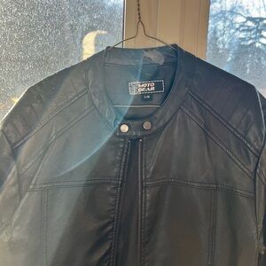 Black Leather Motorcycle Jacket